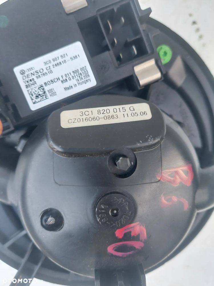 VW PASSAT B6 REZYSTOR DMUCHAWY NAWIEWU 3C0907521 - 2