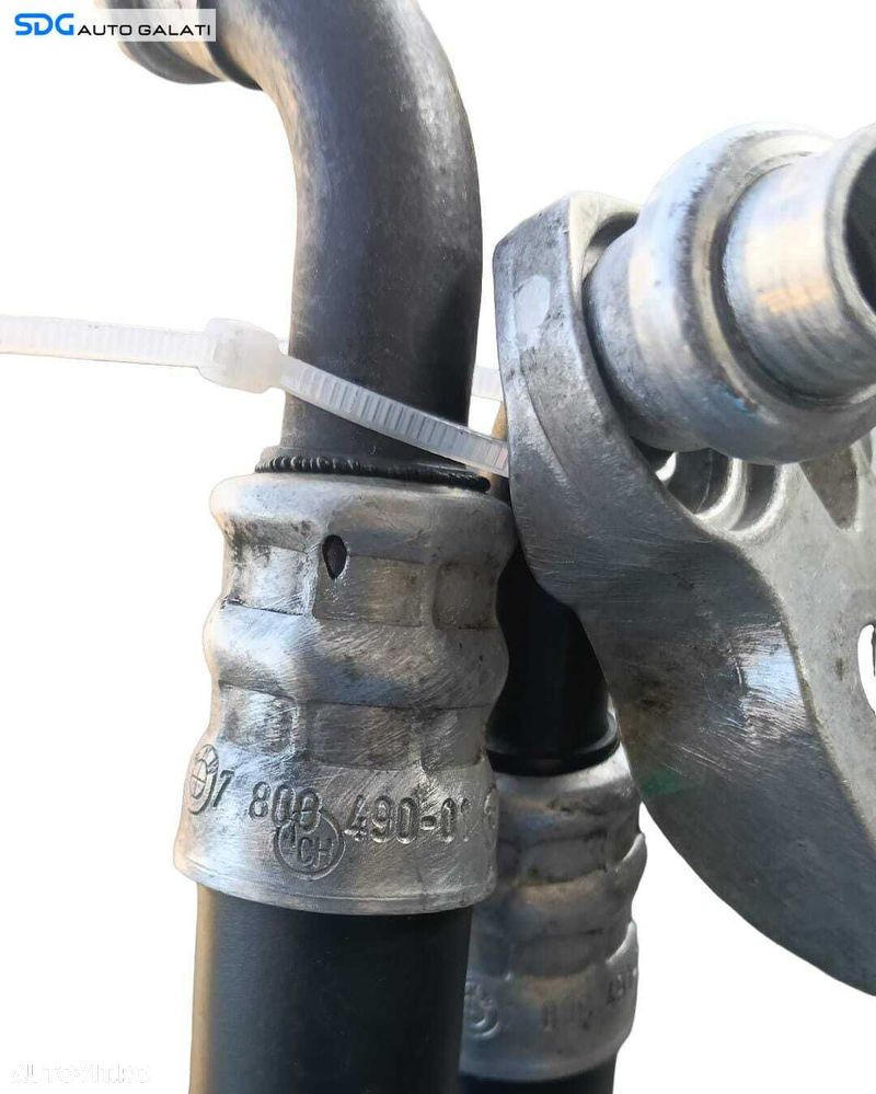 Set Conducta Conducte Furtune Teava Tevi Ulei Lichid Racire Cutie Viteze Automata BMW Seria 5 E60 3.0 Diesel 2004 - 2010 Cod 7800490 7800490-01 [M9784] - 4
