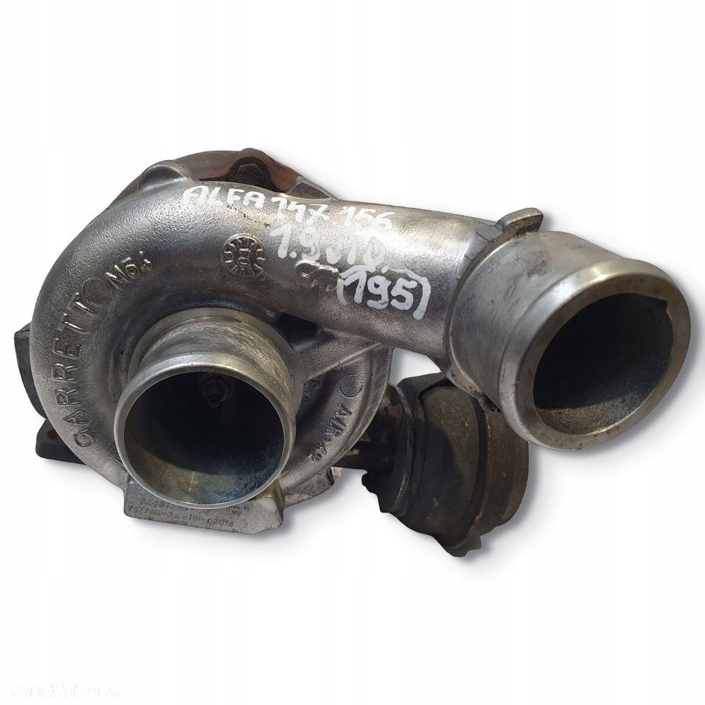 TURBOSPRĘŻARKA Alfa Romeo 147 156 1.9 JTD turbo 55191596 - 4