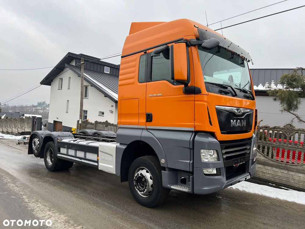 MAN TGX 26.500 * XLX * Euro 6 * INDIVIDUAL * Skrętna Oś * Poduszki Przód Tył * Winda * Rama do Zabudowy * Autolaweta * z Niemiec * Stan PERFEKCYJNY * - 13