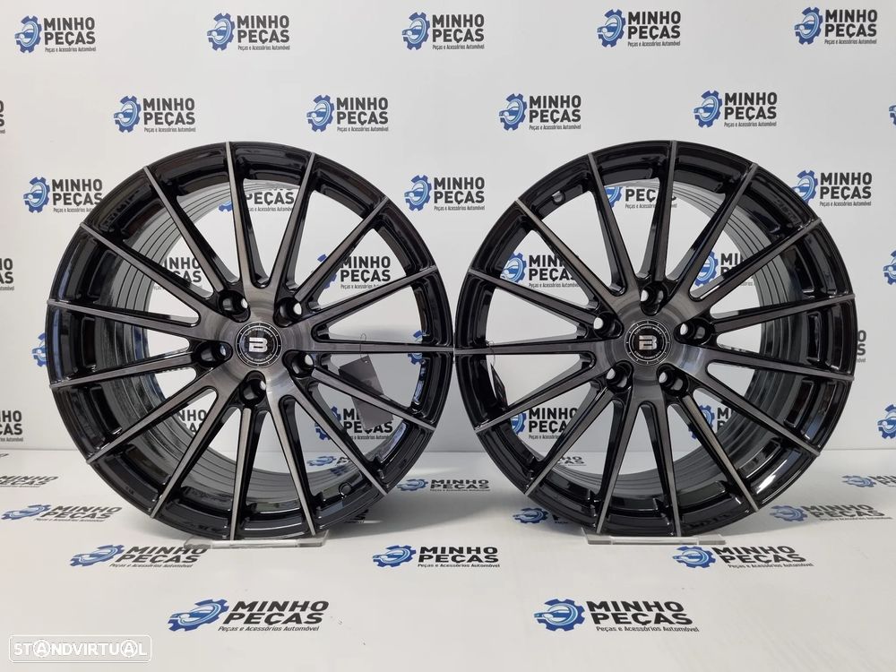 Jantes BUTZI Rider em 19 (5x120) Preto Face Brushed