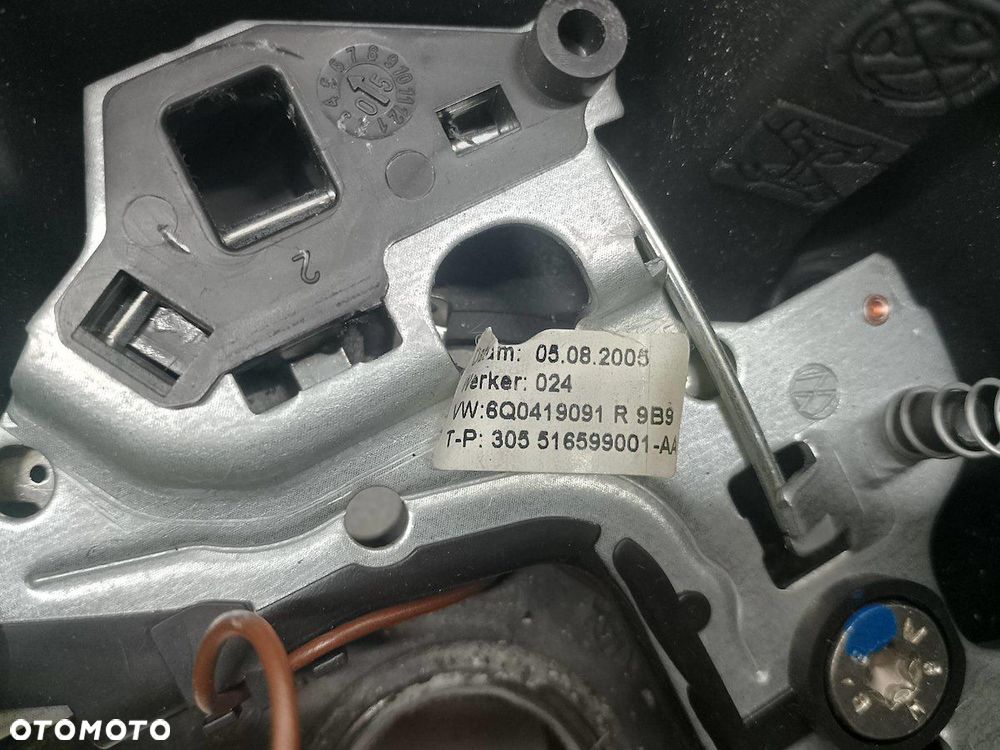KIEROWNICA Z PODUSZKĄ VW POLO 9N LIFT 6Q0419091R  1T0880201A - 11