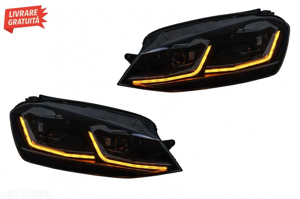 Faruri LED DRL VW Golf 7 VII (2012-2017) Semnal Static - 8