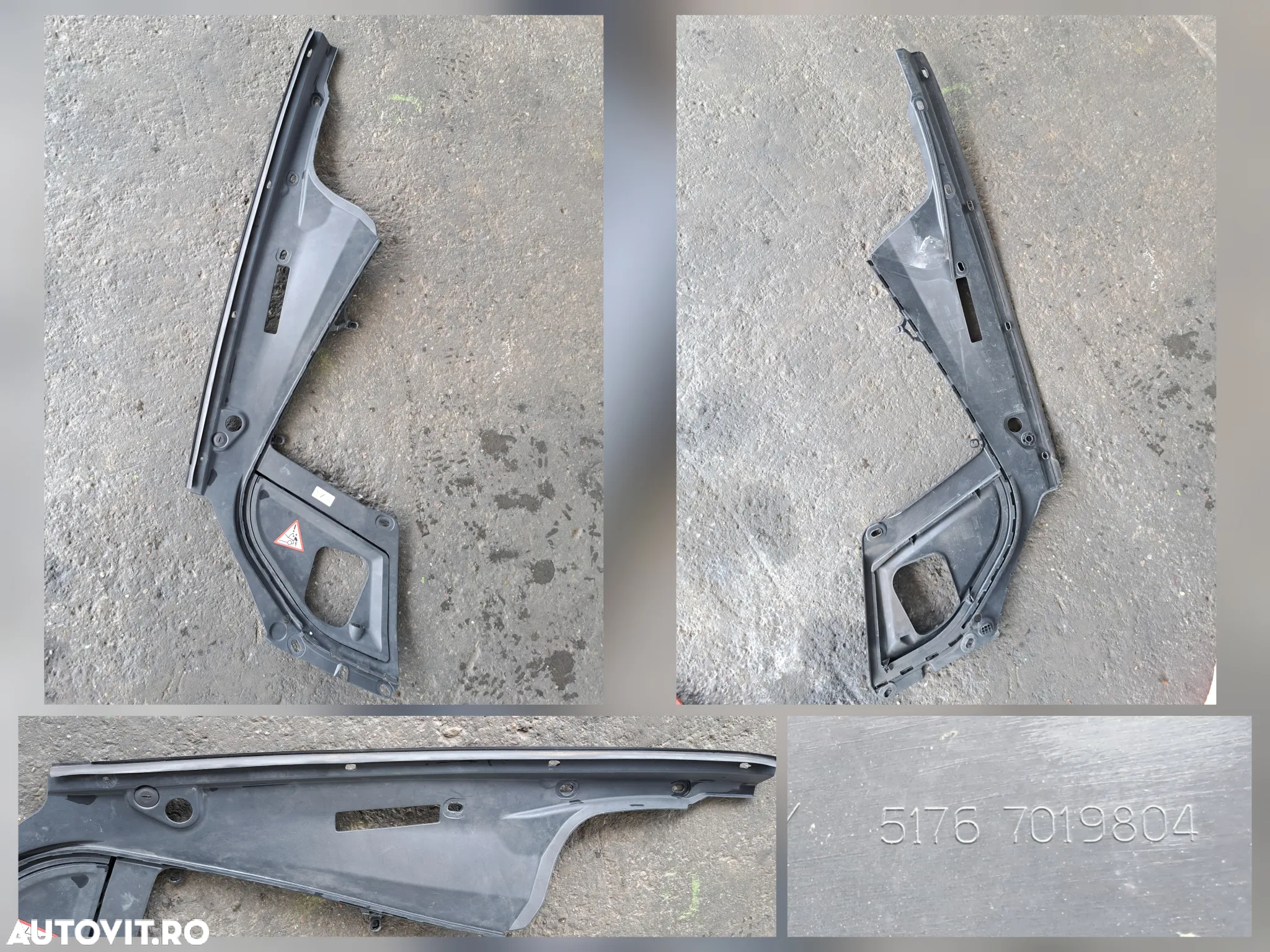Deflector hota trager Protectie aripa fata stanga dreapta originale BMW F10 F11 - 7