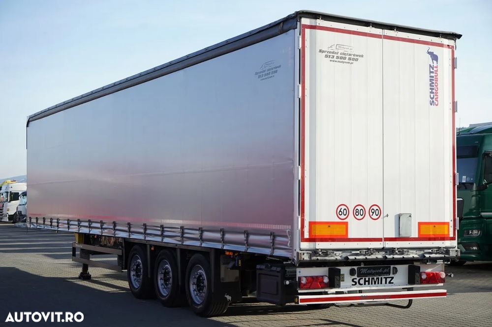 Schmitz Cargobull CORTINĂ / JOLODA / REMORCA RODA / VARIOS / 385/55 R22.5 / ACOPERIȘ CULISANT - 4