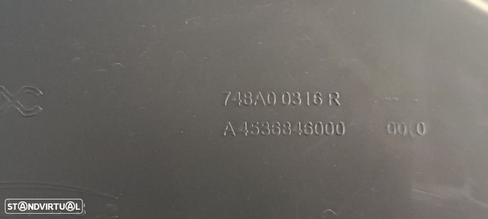 COBERTURA DO CARTER SMART FORFOUR ELECTRIC DRIVE (453.091) - 2