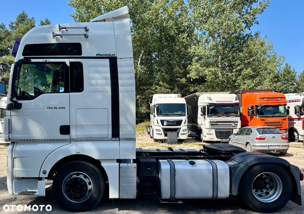 MAN TGX 18.440 XXL MANUAL KLIMA WEBASTO STANDKLIMA 2xALUTANK LODÓWKA SPOJLERY 960000km EURO 5 2009r ŁADNY - 3