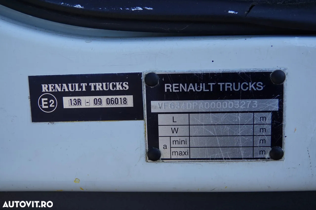 Renault KERAX 450 / 6x4 / BASCULATOR / HYDROBORTA / BORDMATIC / MANUAL / IMPORTAT - 38