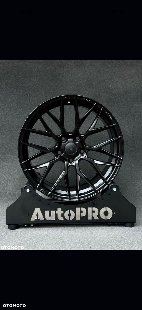 NOWE felgi 18 BMW  CZARNY MAT  FLOW FORM 5x112 8.5j ET35 F10 Z3 Z4 E46 X1 X3 E83 F25 X5 E90 F30 F32 F34 GT F01 F12 F20 E87 F22 E60 xDrive Opel Insignia JR44 JR21 Styling M Pakiet Forzza Vossen HF7 Japan Racing JR28 alufelgi - 1