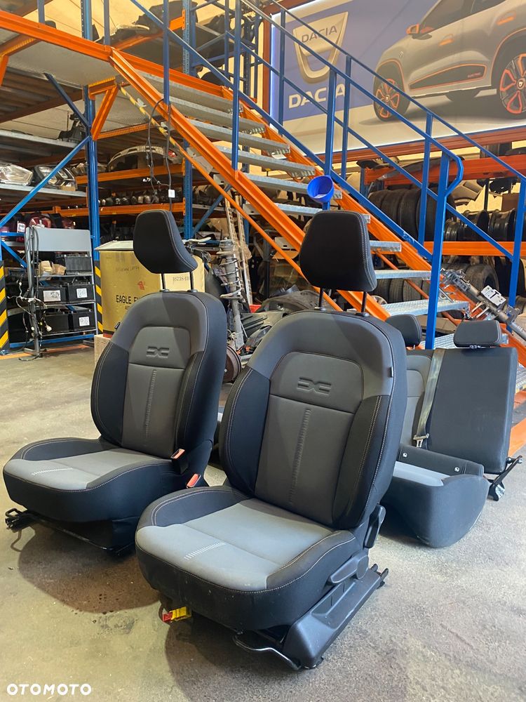 DACIA Logan III SANDERO 3 III STEPWAY lift  IGŁY ! Jak NOWE ! 25r  3,5 tys. km!  Alcantara skóra skórzane półskóra KANAPA FOTELE KOMPLET FOTELI SIEDZENIA poduszki w fotel poduszka fotela  alkantara Wwa - 2