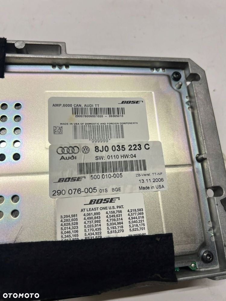 8J0 035 223 C wzmacniacz BOSE TT TTS Mk2 - 2
