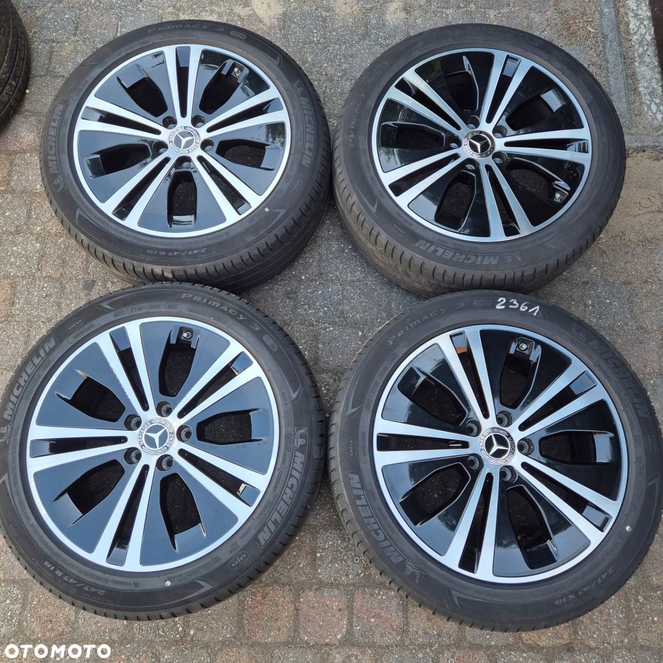 LATO KOŁA 245/45 R18 ORYGINAŁ MERCEDES S E-KLASA W213 W140 W220 VITO W212 - 1