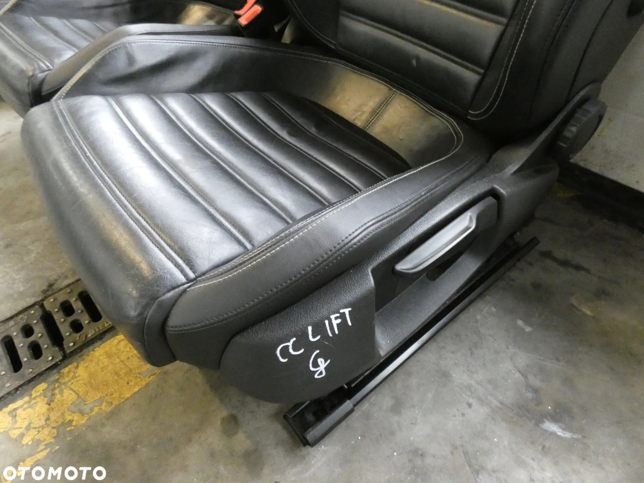 VW PASSAT CC LIFT GRZANE FOTELE PRZÓD TYŁ KANAPA KOMPLET CZARNA SKÓRA GORLICE - 11