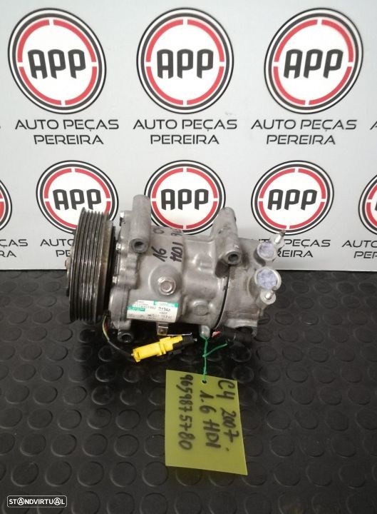 Compressor ar condicionado PSA de 2005 a 2009, 307,C4,308, 3008, 5008, 407, Picasso 1.6 HDI ,2.0 HDI múltiplas referências. - 1