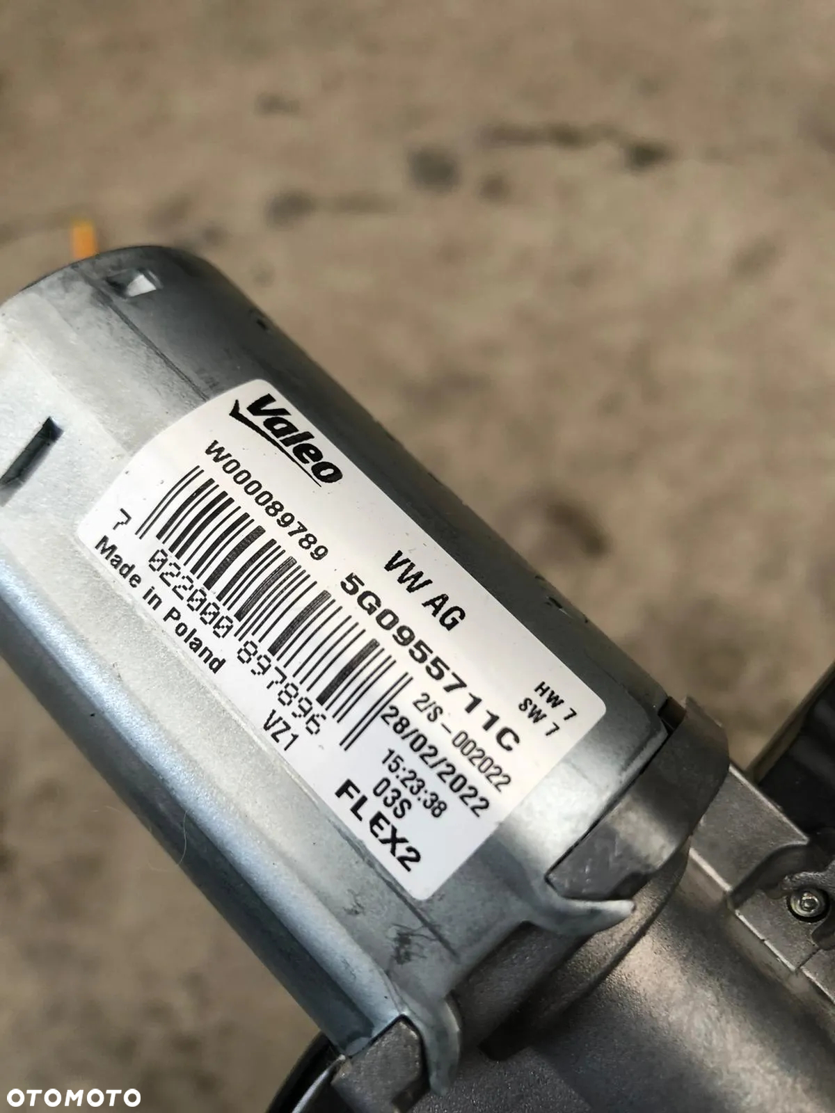 VW SKODA AUDI MECHANIZM WYCIERACZKI 5G0955711C - 2