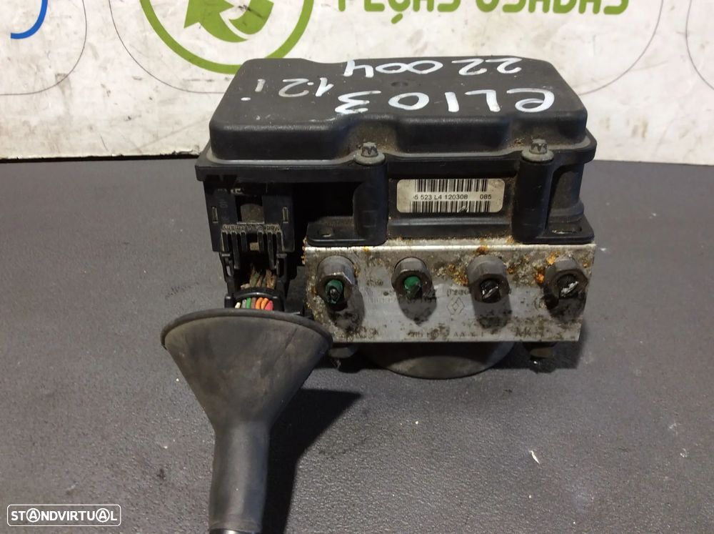 Modulo ABS Renault Clio III 1.2i 75cv 16v ano 2008  265800559 - 2