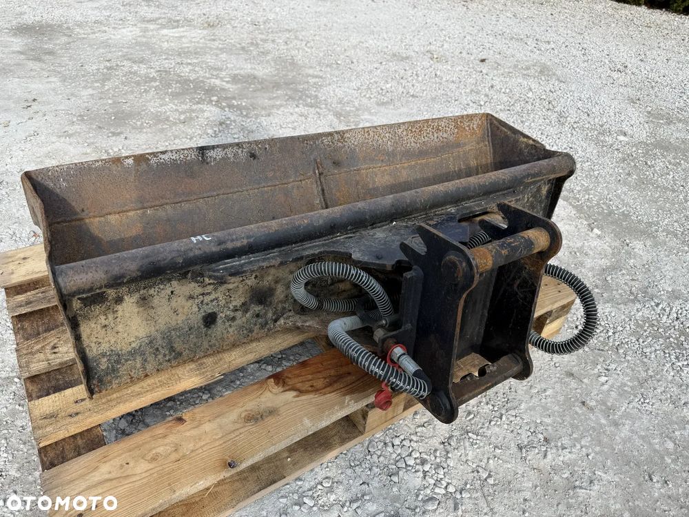 ŁYŻKA SKARPOWA SKARPÓWKA HYDRAULICZNA 120CM LEHNHOFF MS01 MS 01 KOPARKI MINIKOPARKI JCB HITACHI YANMAR BOBCAT CAT KUBOTA - 16