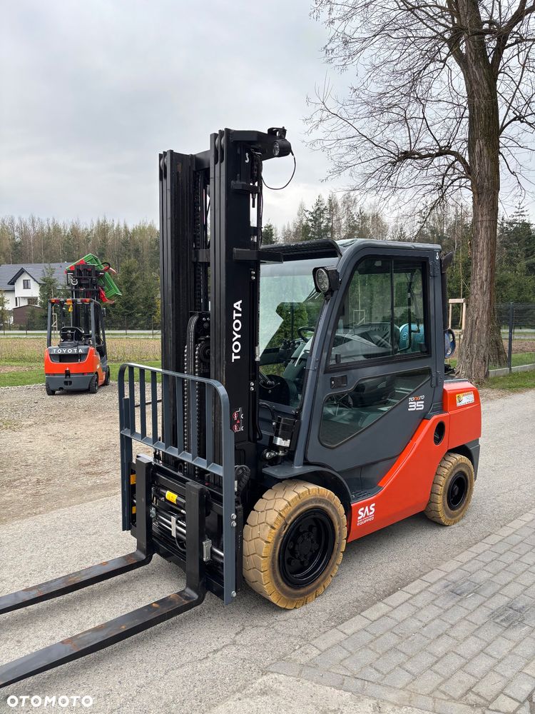 Toyota 8FGJF35 GWARANCJA LPG wolny skok waga DOSTAWA 64 800NETTO - 2