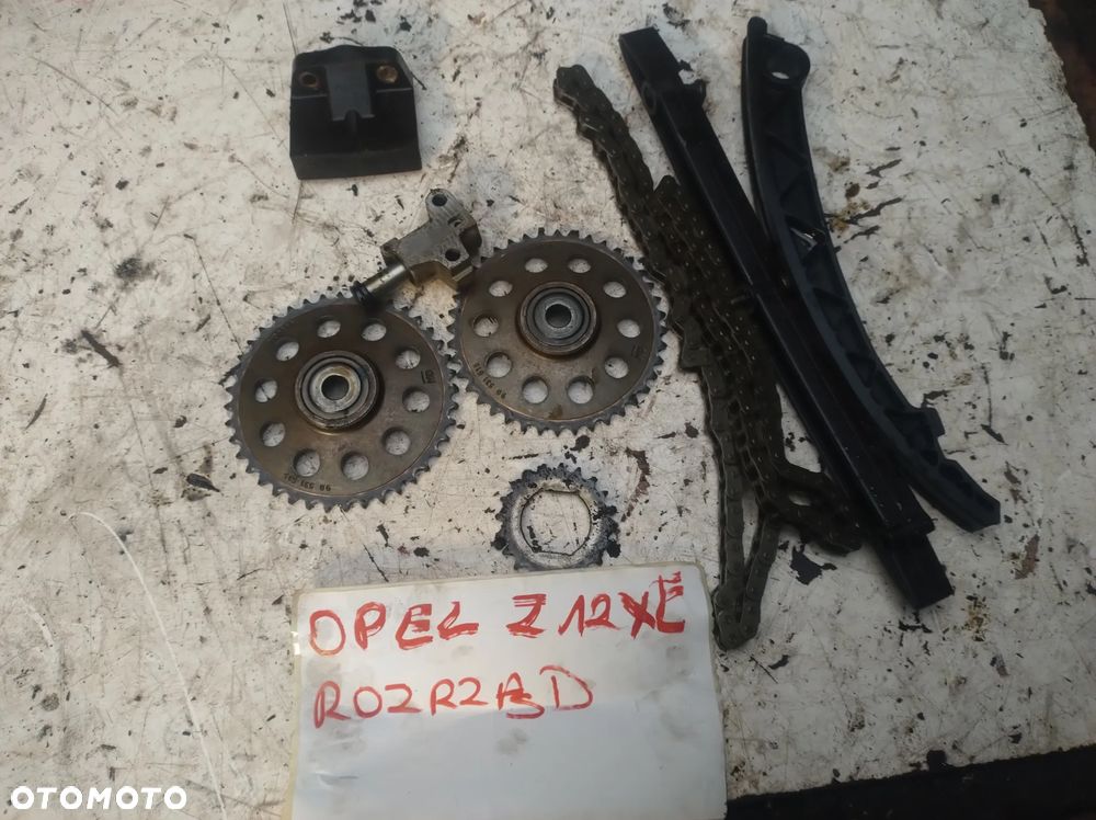 OPEL Corsa C D 1,2 16V  rozrząd łańcuch ślizgi koło Z12XE - 3