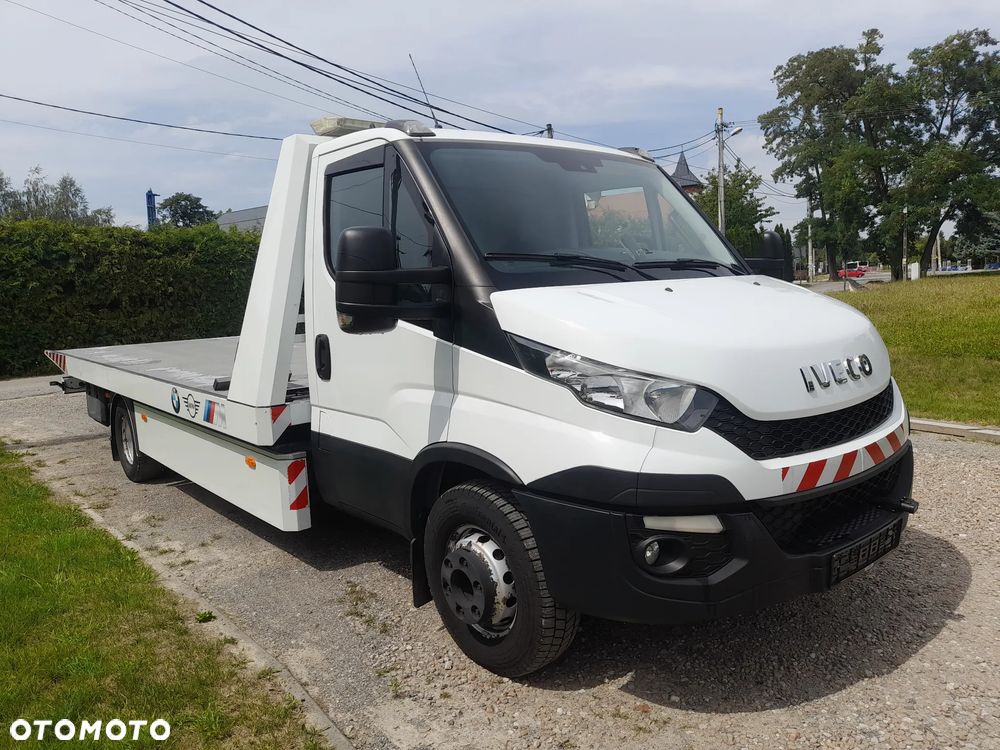 Iveco DAILY 70c17 72c17 Dmc 7200kg PLATFORMA płyta hydrauliczna najazd LAWETA Pomoc drogowa Digicross , RADIO, jeden właściciel z Niemiec - 4