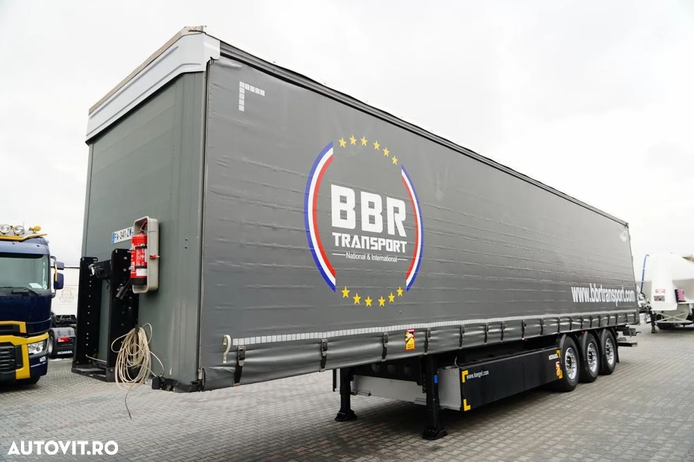 Kögel CORTINĂ / STANDARD / LIFT 2.000 kg / CONTENIER PENTRU PALEȚI / AXĂ RIDICATĂ / SAF - 4