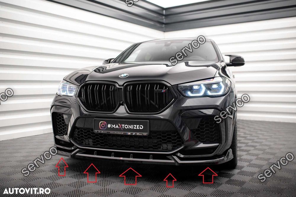 Pachet Body kit tuning Bmw X6 M F96 2020- v2 - Maxton Design - 3