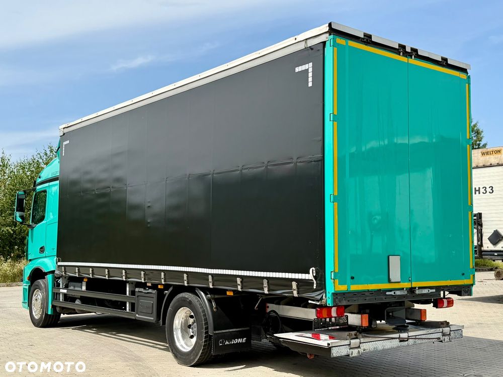 Mercedes-Benz ACTROS 1845 / FIRANKA / WINDA / 18 EUROPALET / ALUSY / 8 000 KG ŁADOWNOŚCI / 2018 ROK / SPROWADZONY / AUTOMAT / SYPIALKA / EURO 6 - 3
