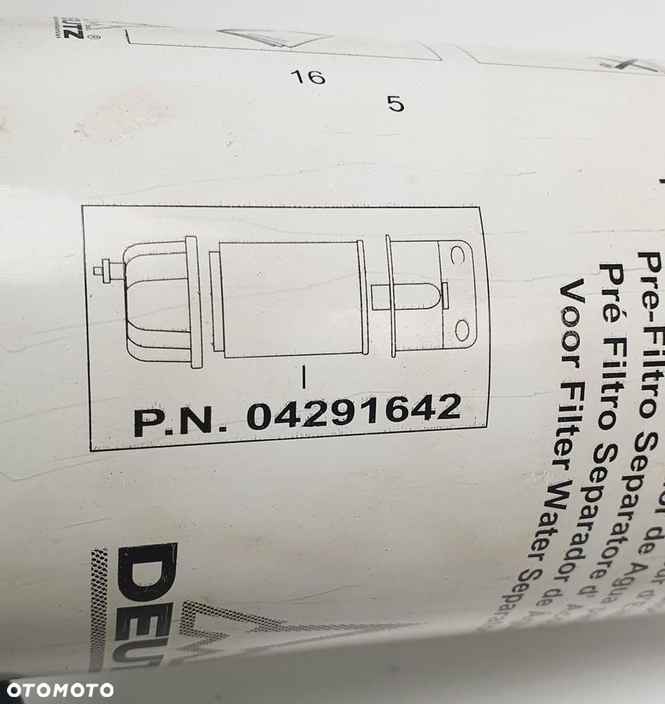 FILTR PALIWA DEUTZ FENDT 309 VARIO 04291642 - 4