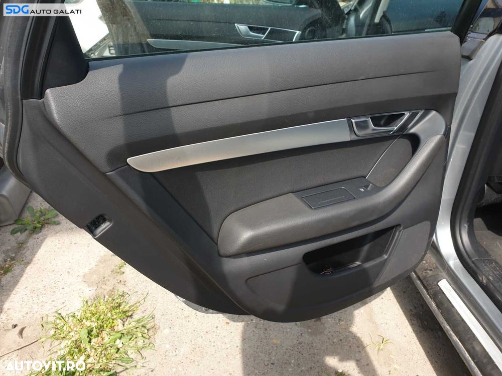 Panou Tapiterie Fata Interioara Piele Usa Portiera Stanga Spate Audi A6 C6 Avant Break 2005 - 2011 [C4715] - 1