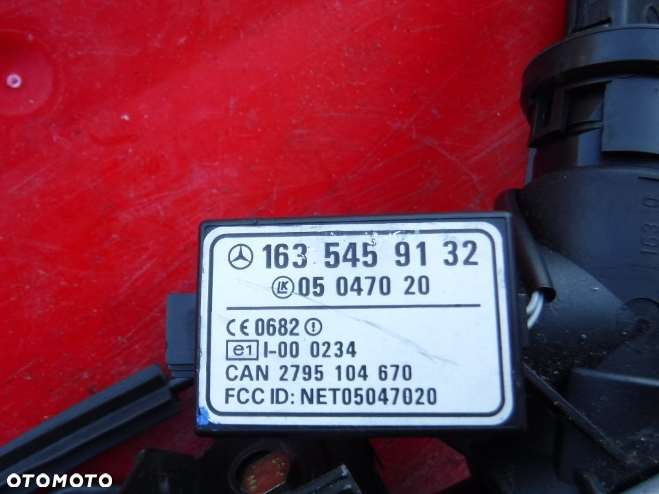 Mercedes ML W163 LIFT immobilaizer 1635459132 petla - 1