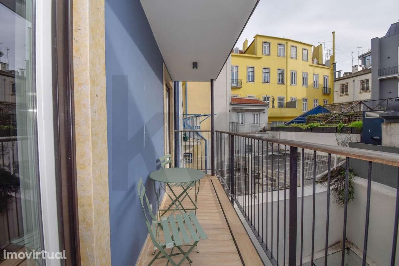 Apartamento T1 novo junto Av. da Liberdade - Grande imagem: 2/16