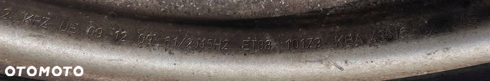 citroen jumpyj felgi stalowe 6.5jx15h2 et38 5x108 - 4