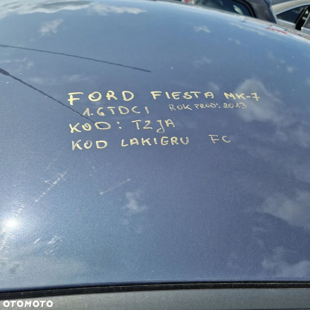 Ford Fiesta MK7 1.6 TDCI 2013 r  kod silnika TZJA  samochód cały na części - 4