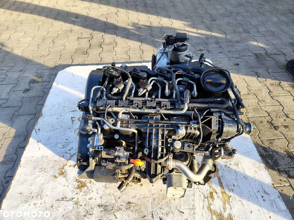 SILNIK VW AUDI SEAT SKODA CAY C Z NASTAWNIKIEM 1.6 TDI 86 TYŚ KM - 1