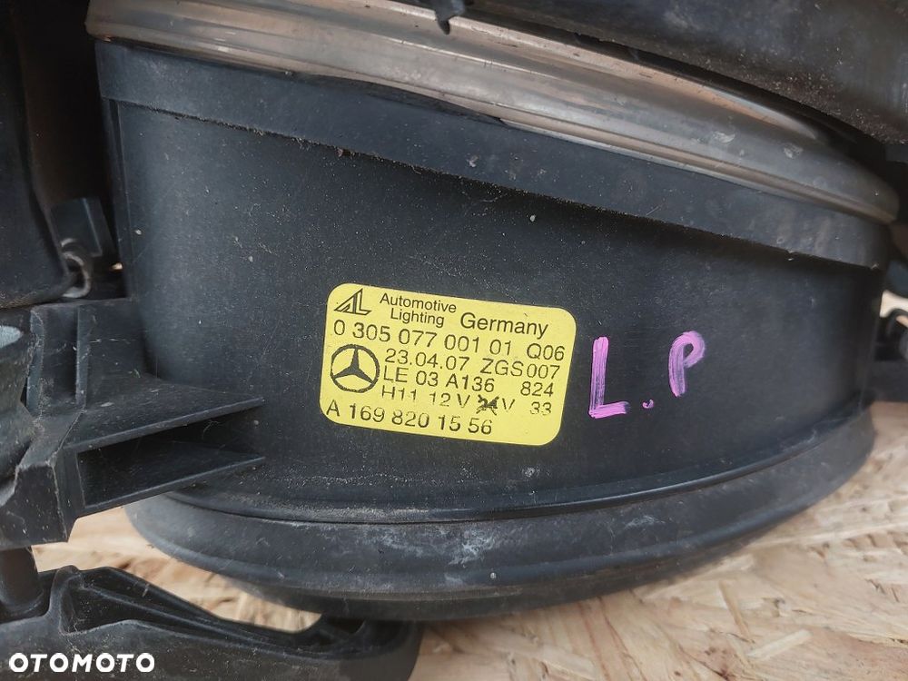 halogen przeciwmgielny lewy przedni przód mocowanie mercedes W169 A-klasa 0305077001 A1698201556 - 3