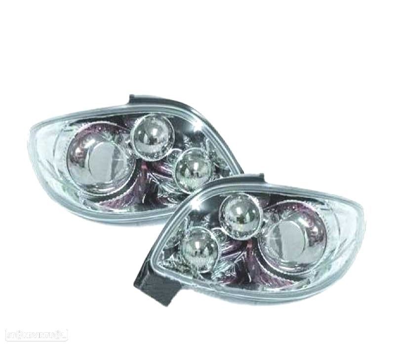 PILOTOS PEUGEOT 206 CC 98-09 FUNDO CROMADO - 2