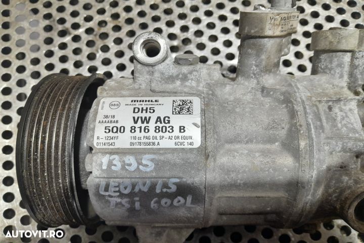 Compresor AC 5Q0816803B 5Q0816803B Seat Leon 3 5F [facelift] [2016 - - 4