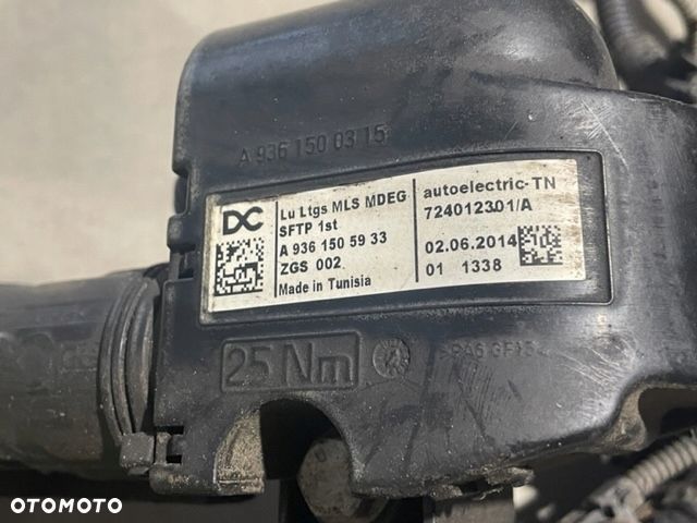 Actros MP4 instalacja silnika OM936LA A 9361505933 - 2