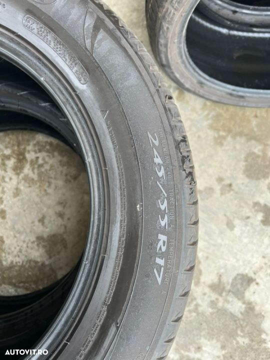 vând 2 anvelope 245/55/17 Michelin de vară ca noi - 4