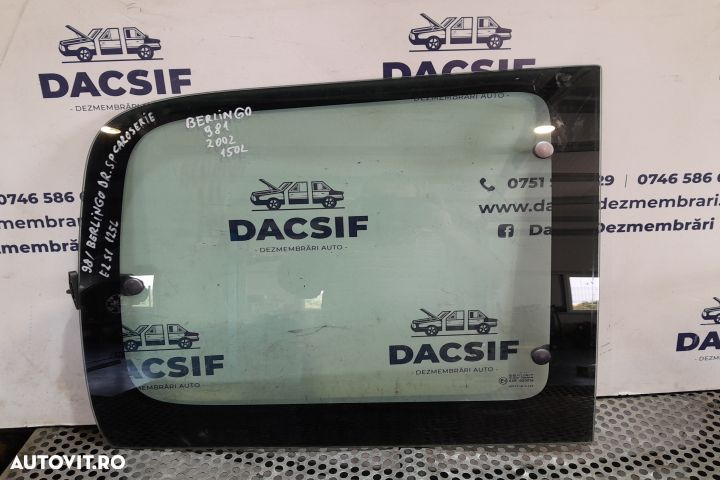 Geam usa spate dreapta 43R-000016 43R-000016 Citroen Berlingo 1 [1996 - 1