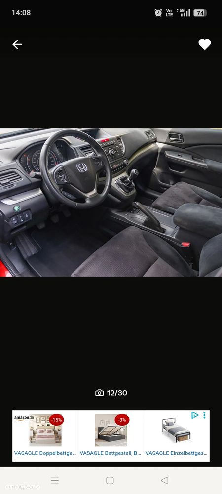 Honda CR-V 2.0i-VTEC 4WD S - 5
