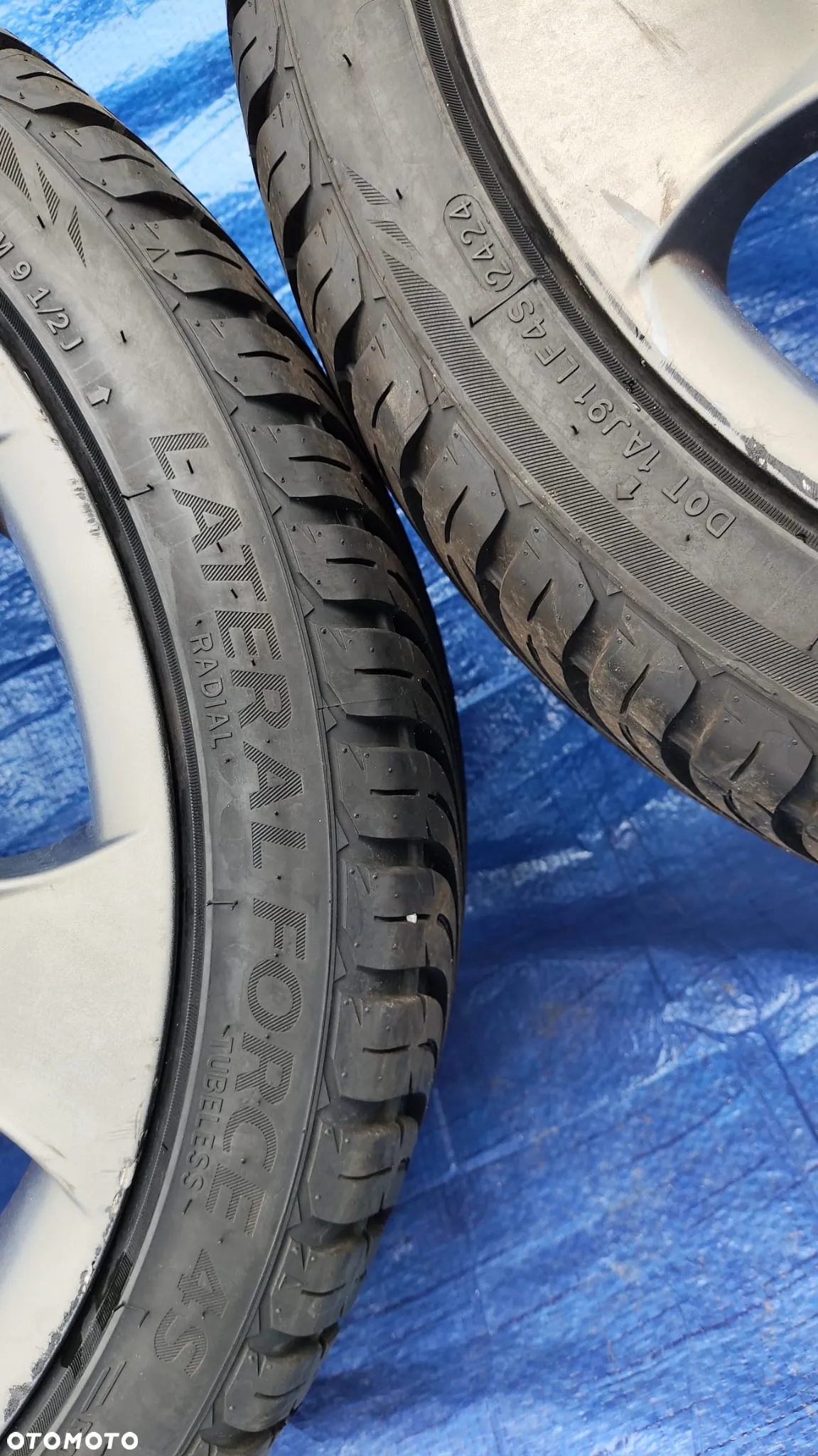 KOŁA FELGI ORYGINALNE STYLING 168 20 CALI 6766068 6766069 9.5J IS45 10.5J IS30 OPONY WIELOSEZONOWE 2024R JAK NOWE UNIGRIP LATERAL FORCE 4S 275/35R20 GRIPMA SUPERGRIP A/S 315/35R20 BMW X5 E53 - 12