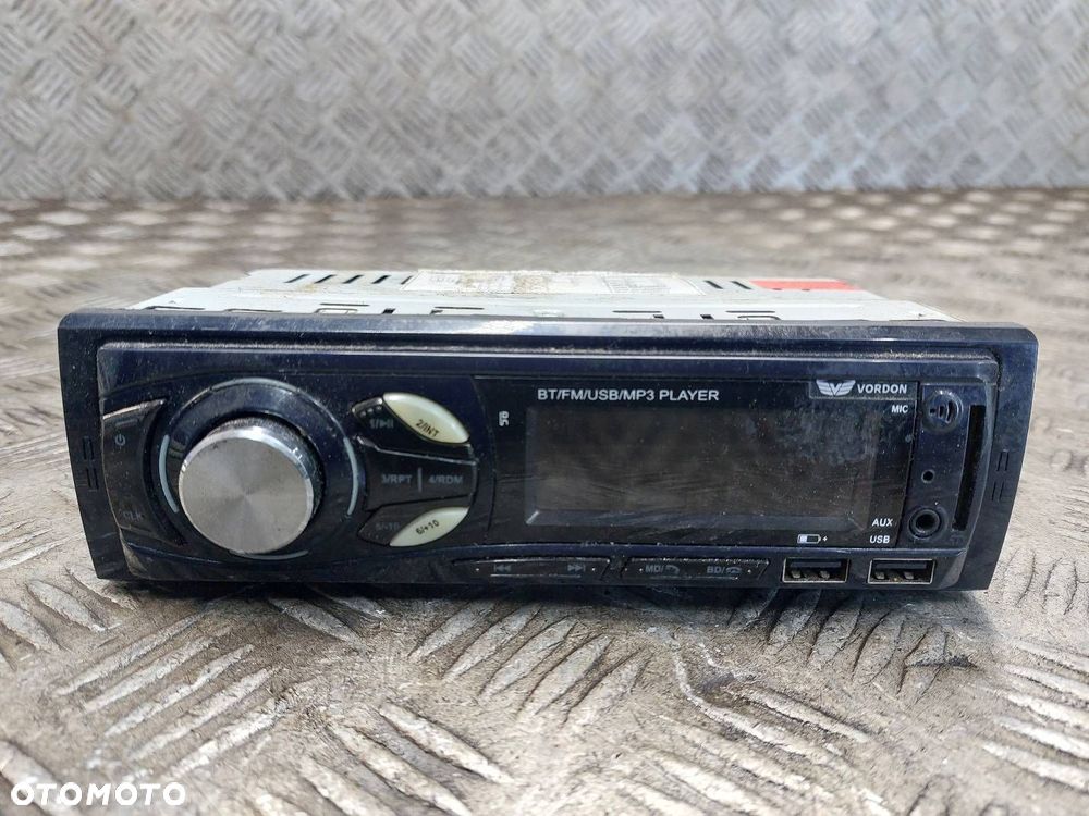RADIO ODTWARZACZ SAMOCHODOWY 1 DIN VORDON AUX USB BT - 2
