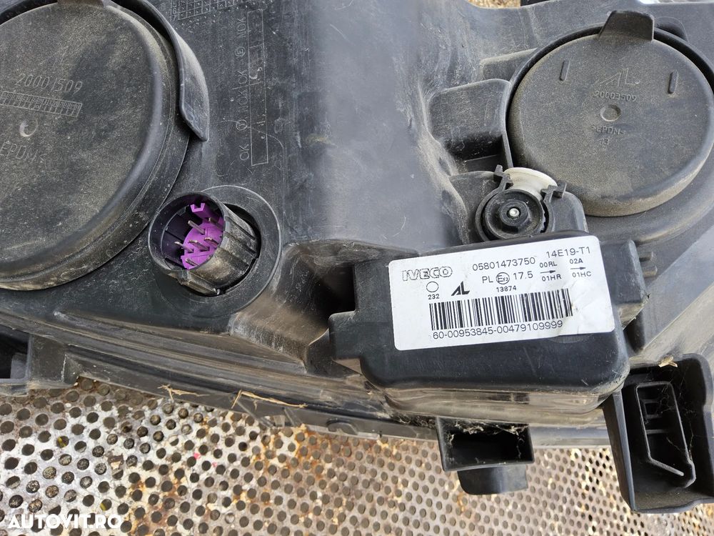 Far Iveco Daily 6 după 2015 faruri stânga dreapta Iveco cod 5801473750 5801473749 - 8