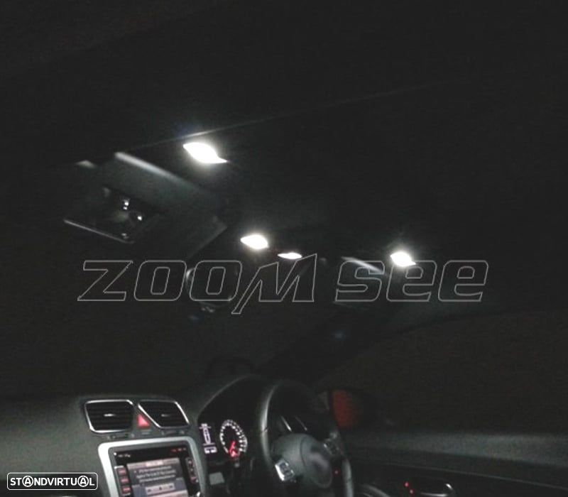 KIT COMPLETO 15 LAMPADAS LED INTERIOR PARA SKODA SUPERB MK 1 SALOON MKI SEDAN 3U4 02-08 - 3