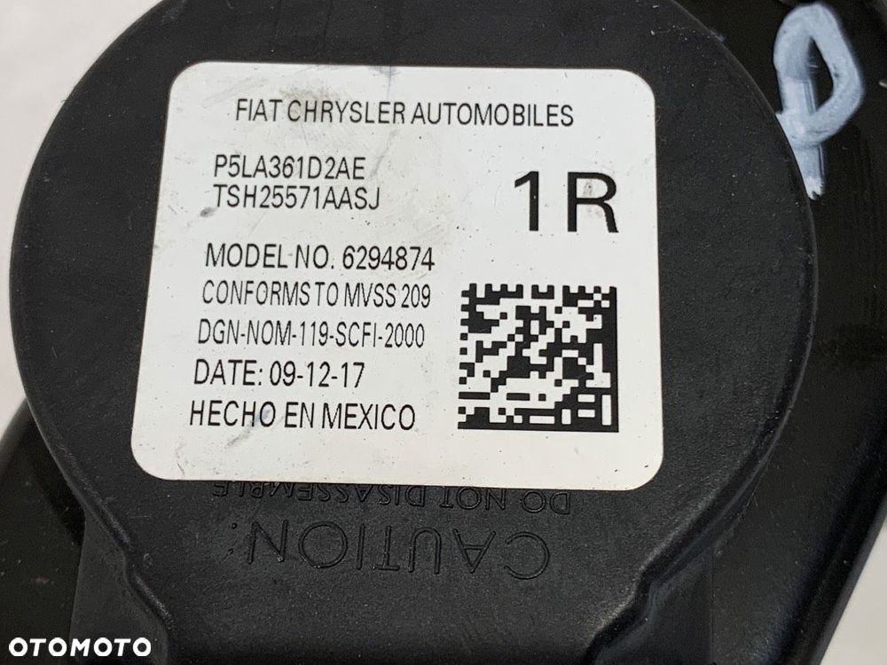 PAS BEZPIECZEŃSTWA PRAWY PRZÓD - 663.00 PLN - CHRYSLER PACIFICA 2016 - 2022 3.6 214 kW [291 KM] - 4