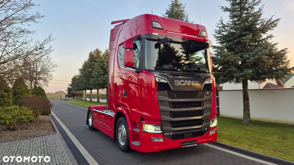 Scania SCANIA///S530///V8///2022///RETARDER/// FULL LED///KLIMATYZACJA POSTOJOWA/// ZABUDOWY MIĘDZYOSIOWE///WAGA/// SKÓRY///NAWIGACJA///BARDZO BOGATA WERSJA///STAN BARDZO DOBRY - 1