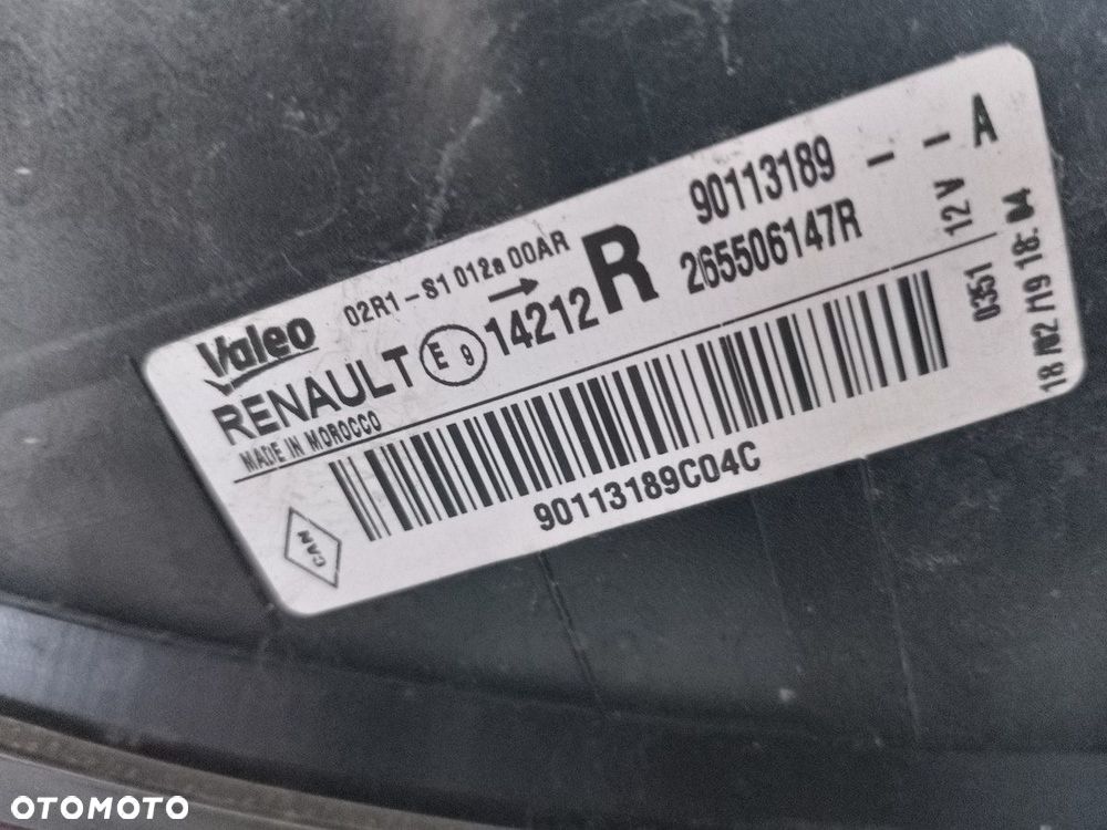 LAMPA TYLNA PRAWA DACIA SANDERO II 265506147R HATCHBACK - 5