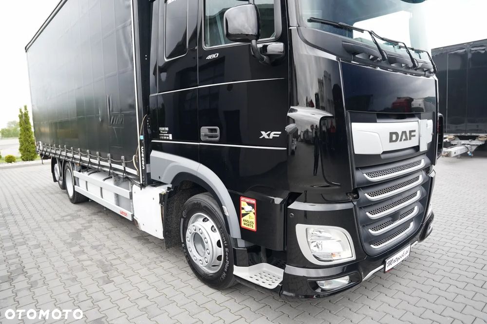 DAF XF 480 / FIRANKA 7,7 M / SSC / 6X2 / KLIMA POSTOJOWA / OŚ PODNOSZONA / - 7