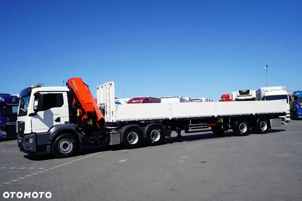 MAN TGS 33.510 / 6 X 4 / HDS PALFINGER PK 42 002 SH-E / WYSIĘG 17 M - 4